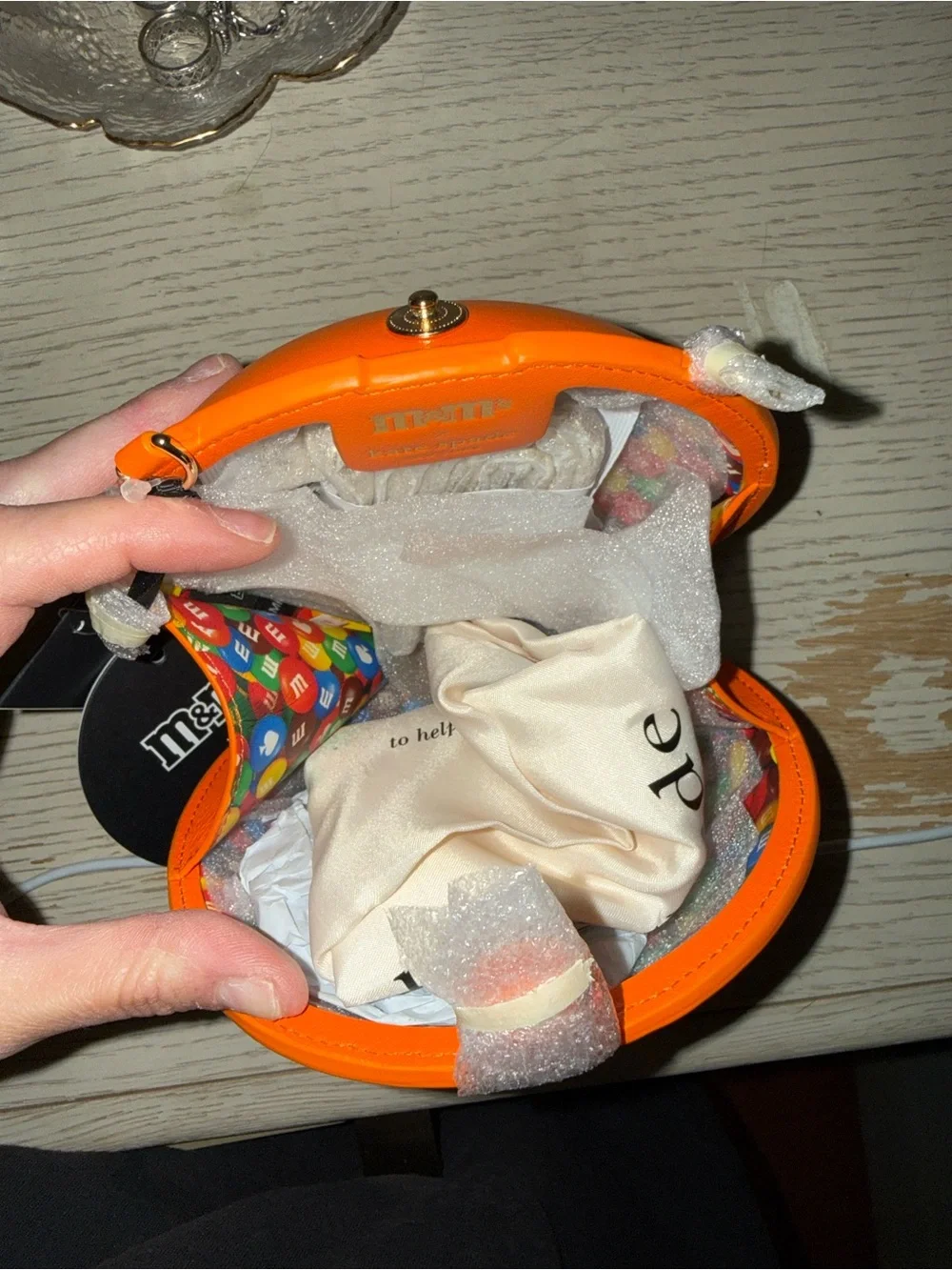 kate spade Orange Round M&M Coin Pouch - Picture 3 of 3